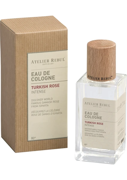 Atelier Rebul Japonya Özel Koleksiyonu Turkish Rose Kolonya 50 ml - 80°