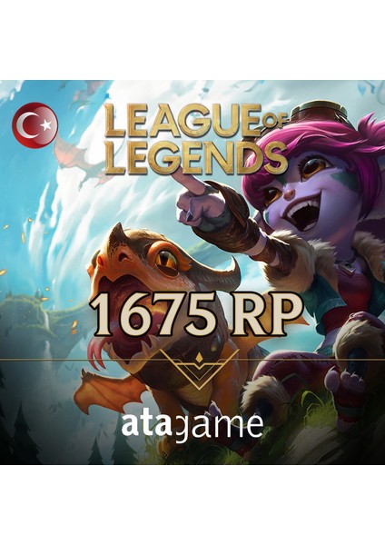 Riot Games 1675 Rp - League Of Legends Tr