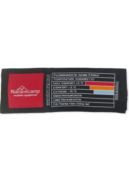 1,5 - 3 kg Oga 350 Kahverengi -15 Derece Birleşebilir Long Yastıklı Uyku Tulumu -50/0 Arası 4 Mevsi