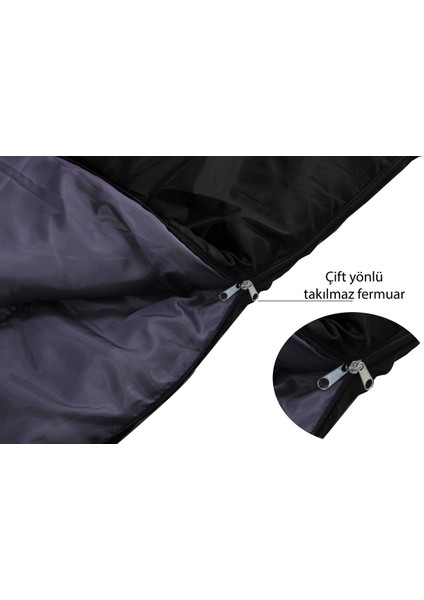 Sol Fermuar -20 Derece Uyku Tulumu Kamp, Outdoor, Av , Balık , Festival 4 Mevsim Tek Kişilik Sentet indirimleri