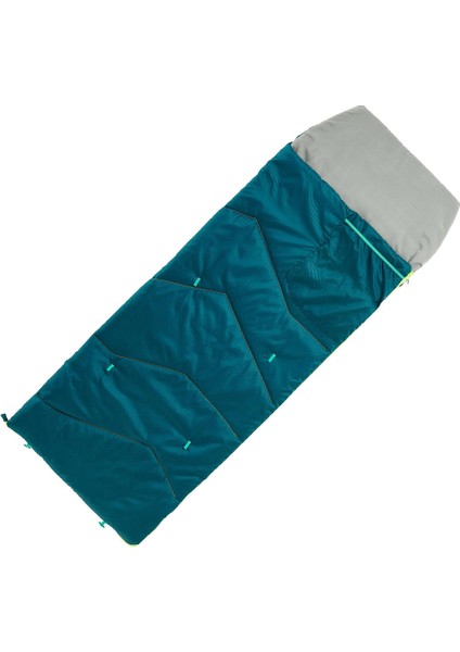 Dikdörtgen Çocuk Outdoor Uyku Tulumu - Mavi - MH100 10°c Mavi Yaz Çocuk Uyku Tulumu