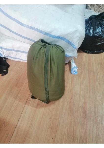 Dikdörtgen Uyku Tulumu Tek Kişilik 500 - 600 gr Dağcılık Yetişkin Uyku Tulumu Kahverengi Ultra Hafi