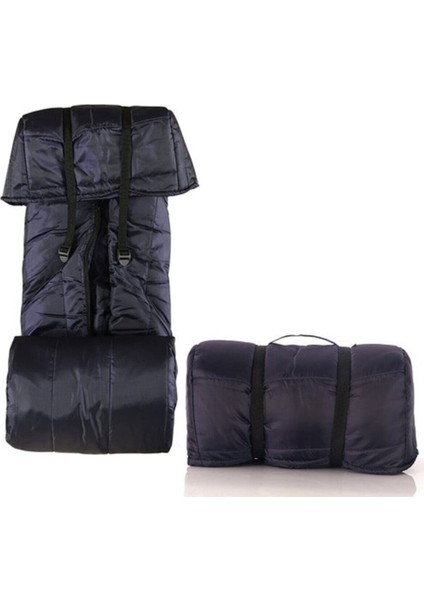 Siyah Eko Uyku Tulumu Lacivert Dikdörtgen Yetişkin Uyku Tulumu Dağcılık Tek Kişilik