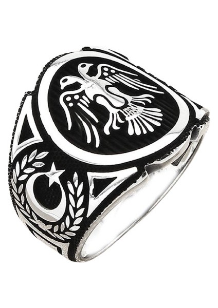 Erkek Yüzük Gümüş 925 Seljuk