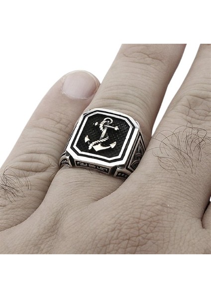 Erkek Yüzük Gümüş 925 Çapa fiyatları