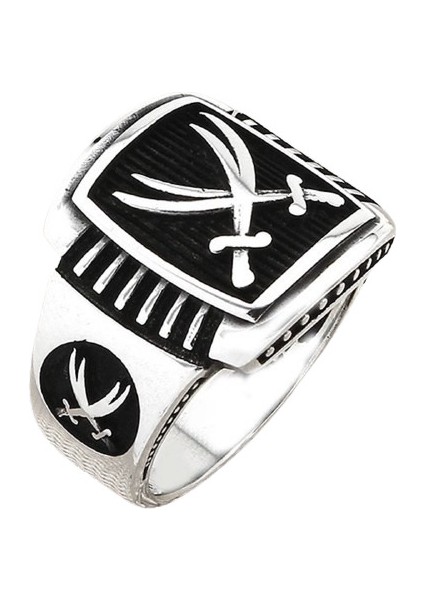 Erkek Yüzük Gümüş 925 Zulfakar
