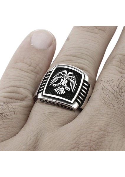 Erkek Yüzük Gümüş 925 Osmanlı Arma fiyatları