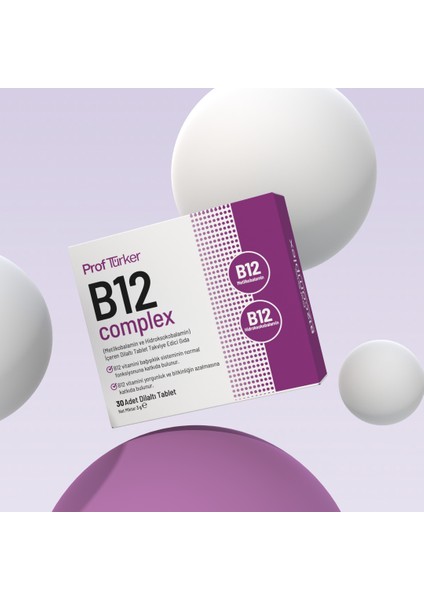 B12 Complex Dilaltı Tablet