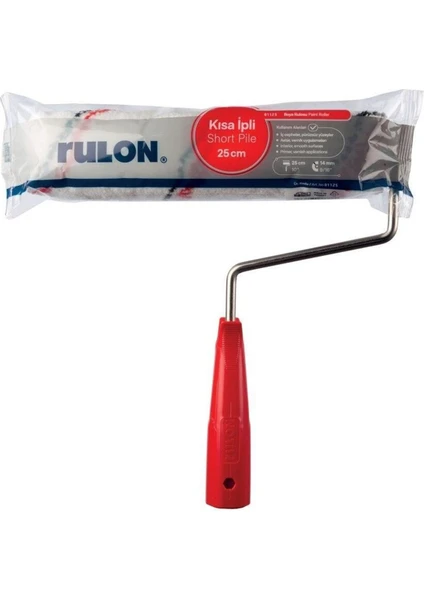 Rulon 81125 Kırmızı Saplı Boya Rulosu 25 Cm