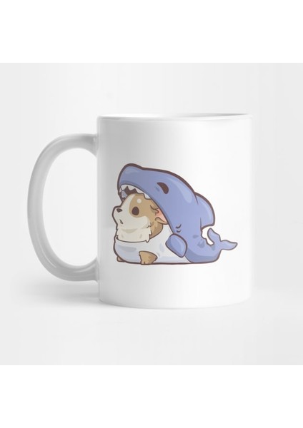 Köpekbalığı Köpek - Corgi Kupa Bardak