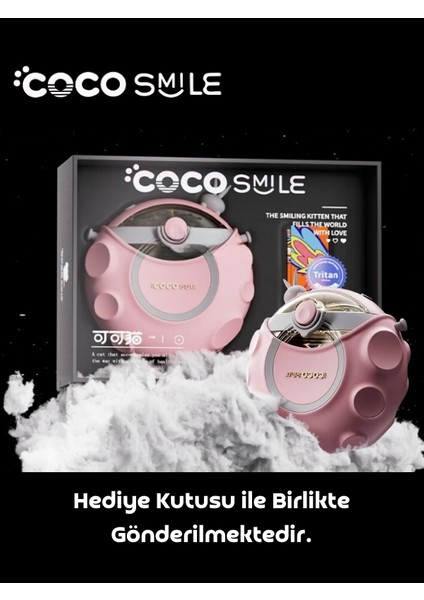 Coco Smile Straw Space Tritan Bottle - 630ML