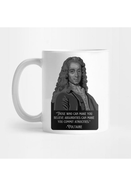 Voltaire Alıntıları Kupa Bardak