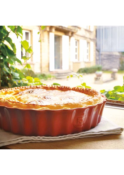 Tart Börek Fırın Kabı Yuvarlak 28 cm Turuncu/toscane fiyatları