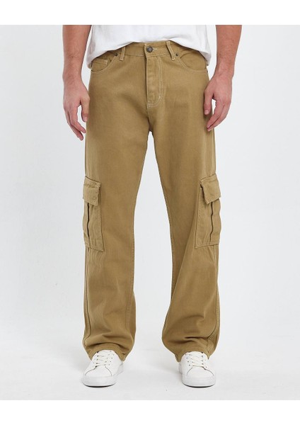 Erkek Yeni Sezon Baggy Kargo Pantolon
