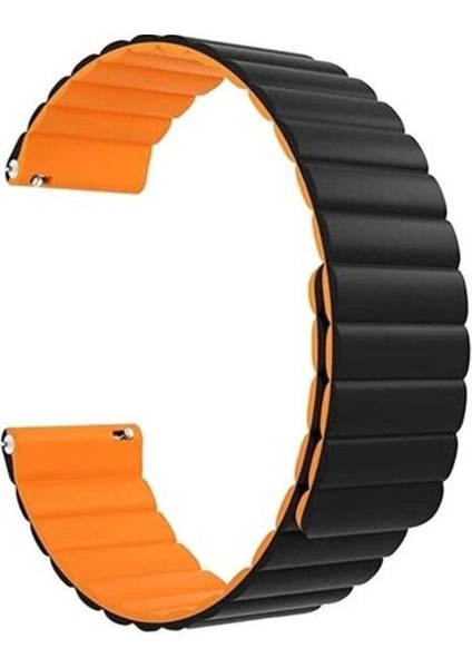 Robor R Uyumlu Kordon Çift Renkli Loop Mıknatıslı KRD52 22MM