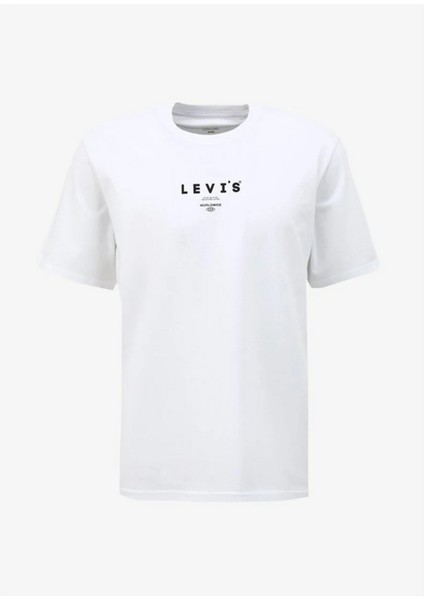 Levis Bisiklet Yaka Regular Fit Beyaz Erkek T-Shirt A2082-0154