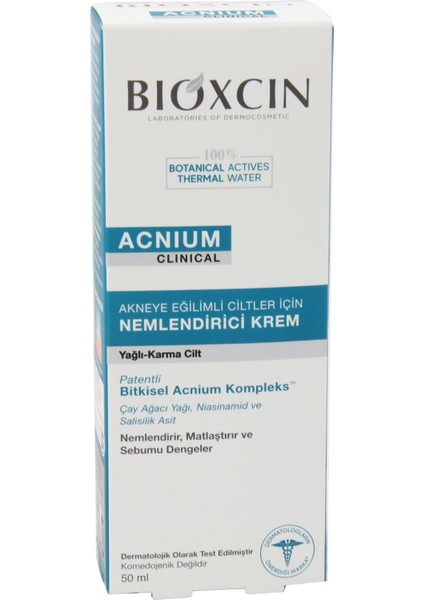 Acnium Sebum Dengeleyici Nemlendirici Krem 50 ml