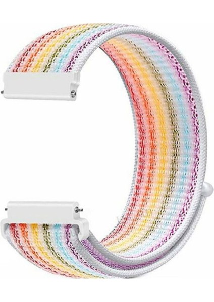 Robor Gts2 Uyumlu Kordon Cırtcırtlı Kumaş KRD03 20MM