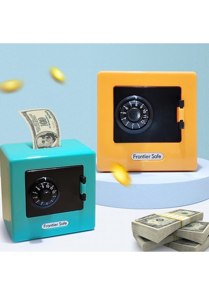 La Vie Design Retro Atm Safe Box Dönen Şifreli Mini Banka Para Kutusu Tasarruf Kumbara