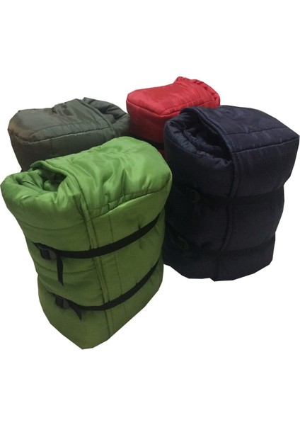 Su Geçirmez Uyku Tulumu Sentetik Dolgu Tek Kişilik Dağcılık Sağ Fermuar 4 Mevsim Lacivert Yetişkin fiyatları