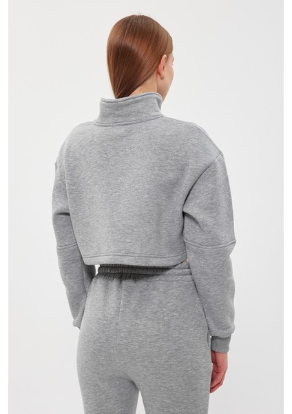Kadın Emily Crop Fermuarlı Sweatshırt fiyatları