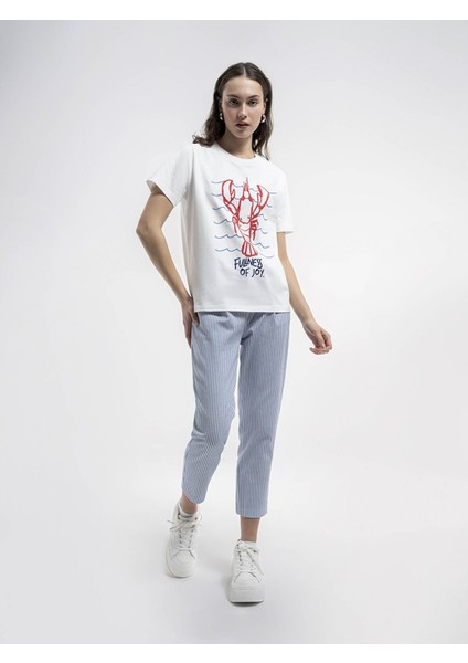 Kadın T-Shirt Beyaz LF2035360 fiyatları