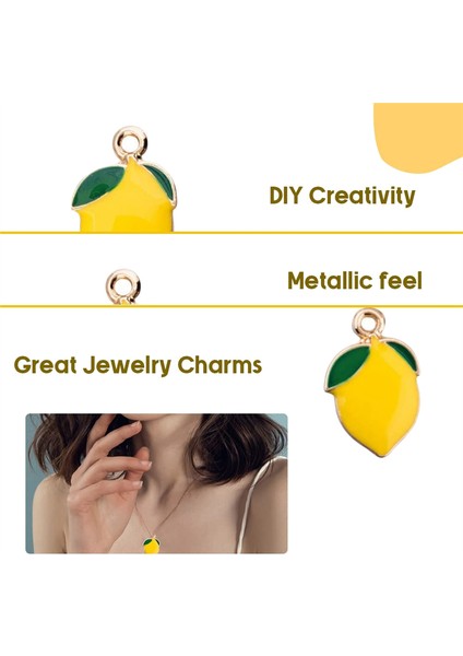 Dıy Takı Yapımı Için 80 Adet Meyve Charms Charm Kolye Sevimli Charm Küpe (Yurt Dışından)
