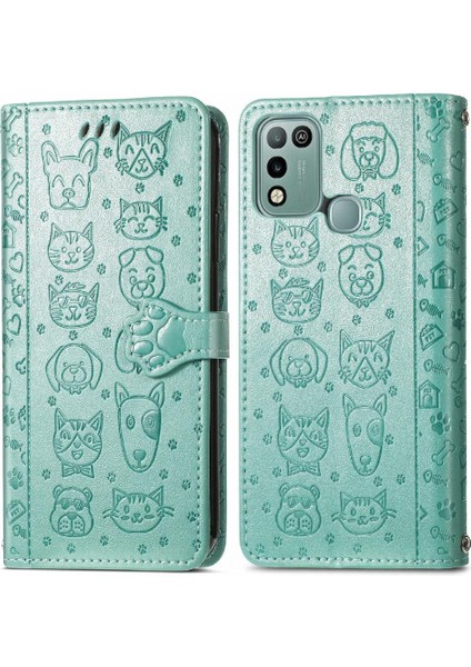 Infinix Sıcak 10 Oyun Karikatür Hayvanlar Darbeye Kapak Telefon Kılıfı (Yurt Dışından)