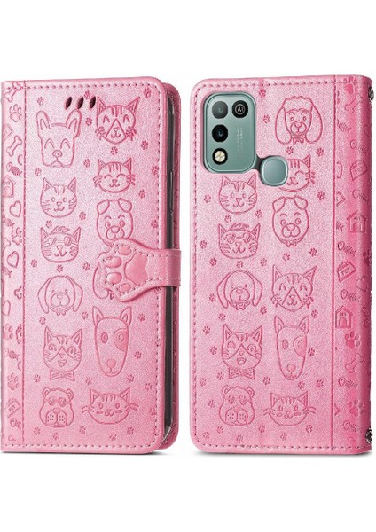 Infinix Sıcak 10 Oyun Karikatür Hayvanlar Darbeye Kapak Telefon Kılıfı (Yurt Dışından)