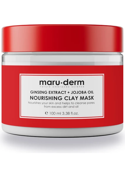 Kil Maskesi - Ginseng Özü + Jojoba Yağı Besleyici Kil Maskesi 100 ml