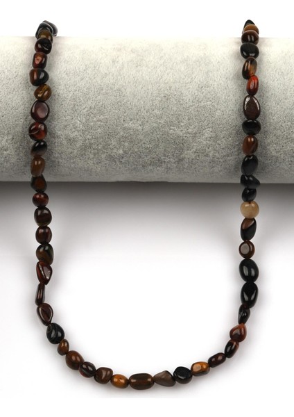 Kaplan Gözü Doğal Taş Dizi 6 x 8 mm Mercimek Kesim fiyatları