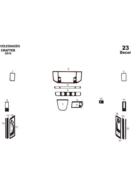 Marscockpitdesign Volkswagen Crafter 2019-2021