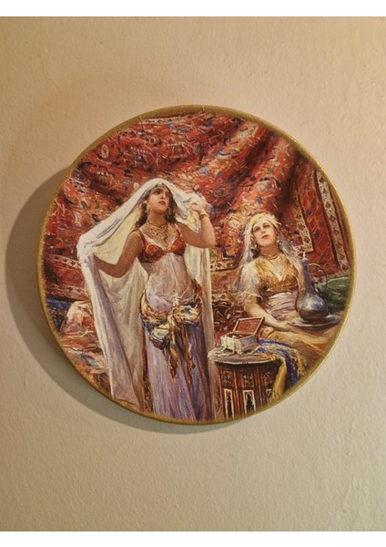 Duvar Dekorasyon Tabağı (Duvara Asılabilir Durumda)(Porselen) modelleri