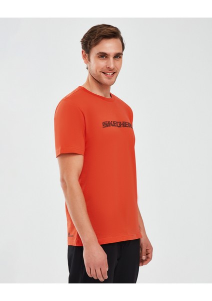 Graphic T-Shirt M Short Sleeve Erkek Turuncu Tshirt S212960-700