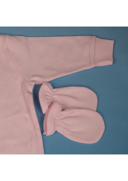 3 Parça Pamuklu Pembe Set