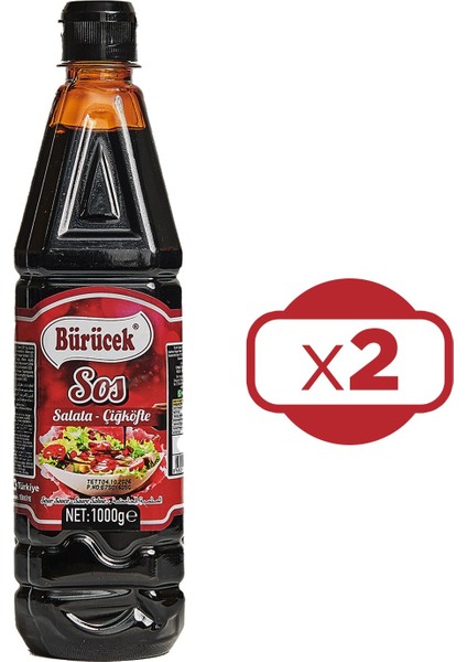 Salata ve Çiğ Köfte Sosu 1000 ml 2 Li