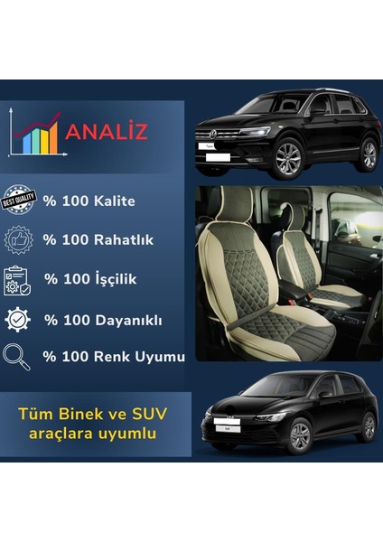 5'li Set Oto Koltuk Minderi,özel Tasarım Minder Tüm Araçlara Uyumlu Premium modelleri