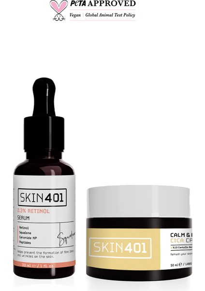 Retinol & Cica Bakımı Ikili Set