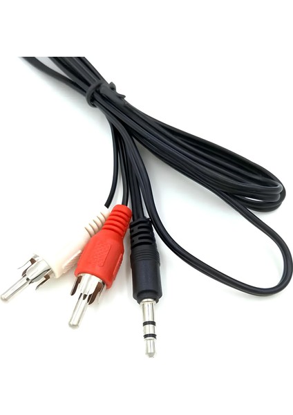 1.5 Metre Stereo Lale Kablo Ses Sistemi Kablosu Aux Rca 1.5m Stereo 2 Rca Erkek Kablo 3.5mm modelleri