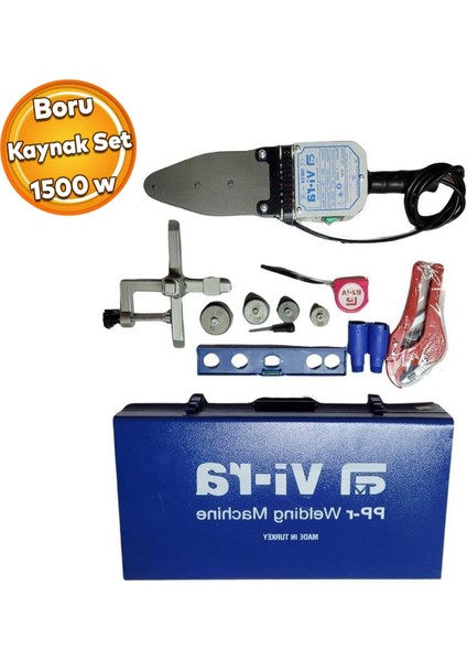 Vira Metre Terazi Plastik Boru Kaynak Kesme Aleti Makinesi 1500 W Endüstriyel Makina Pafta Seti