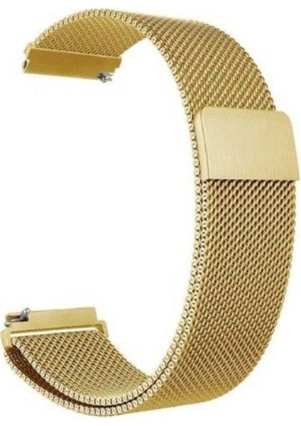 Huawei Watch Gt 3 Active 46MM Kordon Hasır Metal Örgülü KRD01 22MM