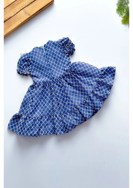 Yazlık Elbise Kısa Kollu Tüllü Tütü Astarlı Kız Çocuk Elbise fiyatları