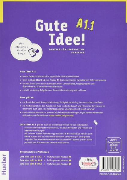 Gute Idee! A1.1 Kursbuch - Arbeitsbuch Plus Interaktive Version Deutsch Für Jugendliche