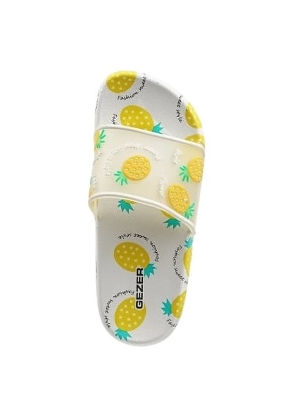 Ananas Desenli Çocuk Terlik modelleri