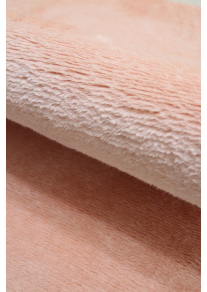 Pudra Post Peluş Yumuşak Yıkanabilir Kaymaz Dot Taban Salon Koridor Çocuk Halısı fırsatları