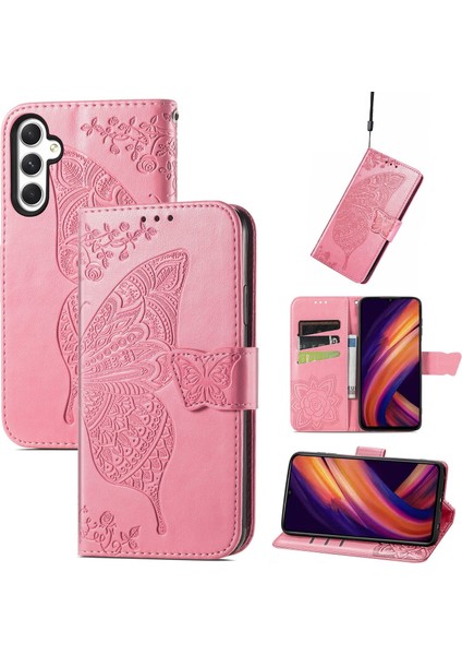Galaxy A25 5g Kelebek Kanatları Flip Darbeye Dayanıklı Deri Telefon Kılıfı (Yurt Dışından)