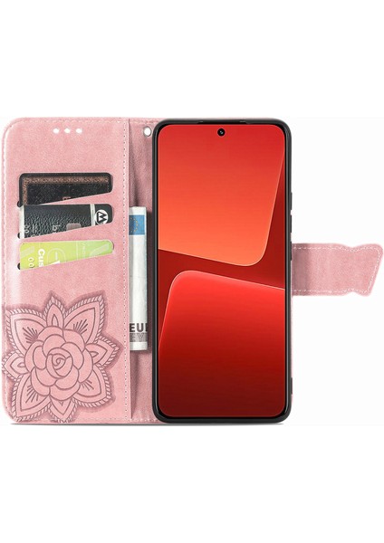 Xiaomi 13 Kelebek Kanatları Flip Darbeye Dayanıklı Deri Telefon Kılıfı (Yurt Dışından) modelleri
