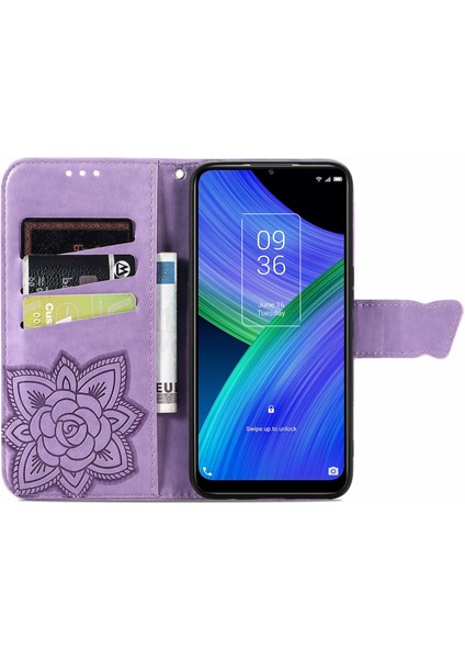 Tcl 20 R 5g Kelebek Kanatları Flip Darbeye Dayanıklı Deri Telefon Kılıfı (Yurt Dışından) modelleri