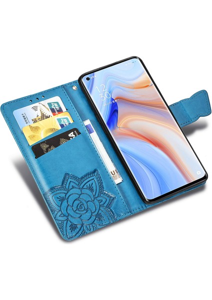 Oppo Reno 4 Pro 4g Kelebek Kanatları Flip Darbeye Dayanıklı Deri Telefon Kılıfı (Yurt Dışından) indirimleri