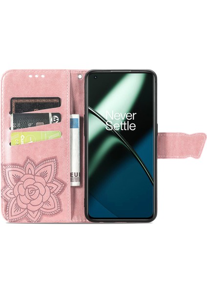 Oneplus 11 Kelebek Kanatları Flip Darbeye Dayanıklı Deri Telefon Kılıfı (Yurt Dışından) fırsatları